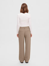 Indlæs billede til gallerivisning Selected Femme SLFRITA MW WIDE PANT CAMEL MLG N NOOS
